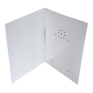 Imagem de Talking Products, Cartão comemorativo gravável por voz, gravação de 40 segundos com baterias substituíveis. Grave e envie uma mensagem de voz pessoal, música ou efeitos sonoros para aniversários e