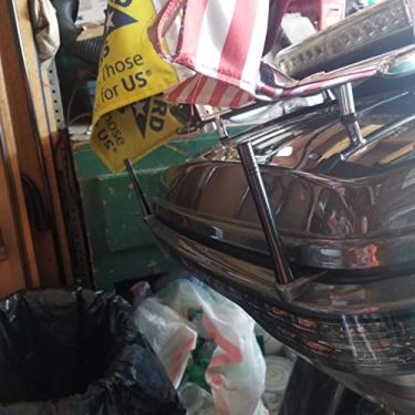 Imagem de Pacote com 2 unidades de molde de antena de metal AM/FM/XM CB para Harley Davidson 10 cm