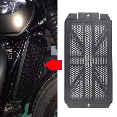 Imagem de FINMOKAL Tampa de proteção do radiador do tanque para Triumph Street twin Bonneville T120 T100 Bobber