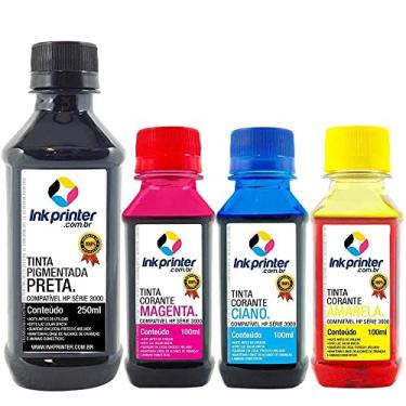 Imagem de Tinta Inkprinter para Recarga de Cartucho de Impressora Hp (550ml)