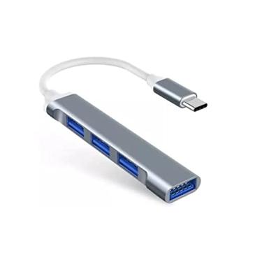 Imagem de Adaptador Hub Usb C 4 Em 1 Multifuncional Para Macboook