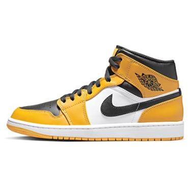 Imagem de Tênis masculino Jordan 1 Mid, Táxi/preto-branco, 14