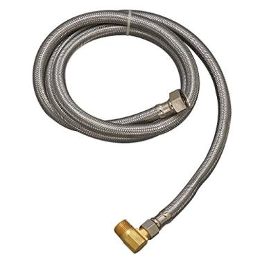 Imagem de Plumb Pak Conector de lava-louças PP23836, Fip de 1,27 cm x Cotovelo Mip de 0,95 cm, aço inoxidável, 122 cm