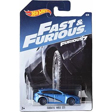Imagem de Hot Wheels Subaru WRX STI, Fast & Furious - Blue