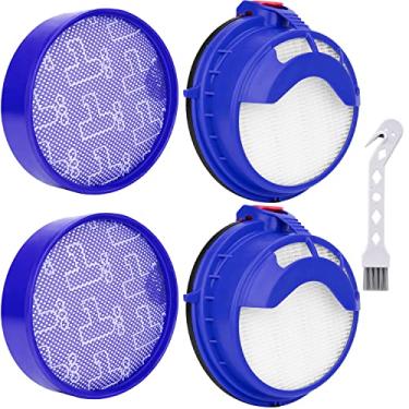 Imagem de Artraise 2 conjuntos de substituição para filtro Dyson DC25 pré-filtro lavável e filtro pós-HEPA, compatível com as peças #919171-02 e # 916188-06