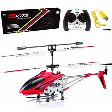 Imagem de Cheerwing S107/S107G Phantom 3CH 3.5 Channel Mini RC Helicopter with Gyro Crimson