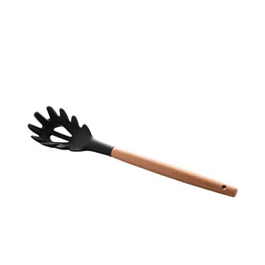 Imagem de PEGADOR P/MASSA DE SILICONE C/CABO DE BAMBU CHARMY PRETO 31cm