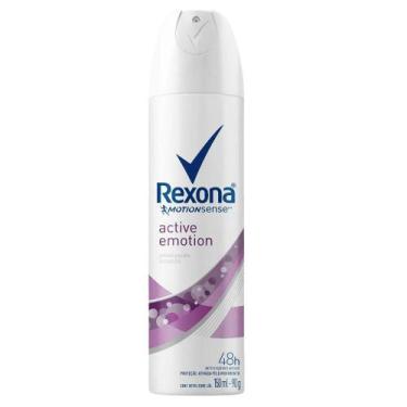 Imagem de Desodorante Antitranspirante Aerosol Rexona Active Emotion 150ml