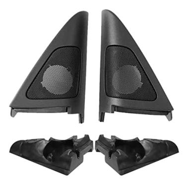 Imagem de Conjunto de capa de alto-falante para porta dianteira do carro com tampa de áudio buzina tweeter acabamento de espuma para BMW Série 3 E92 E93 2006-2013