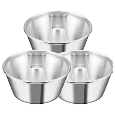 Imagem de Kit 3 Formas De Pudim Bolo 16 e 18 cm Alumínio Brilhante