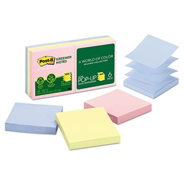 Imagem de MMMR330RP6AP - Post-it Greener Pop-Up Notes Original Recy Pads