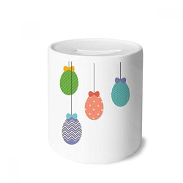 Imagem de DIYthinker Porta-moedas de cerâmica para pendurar no Festival da Religião da Páscoa Caixa de dinheiro para presente