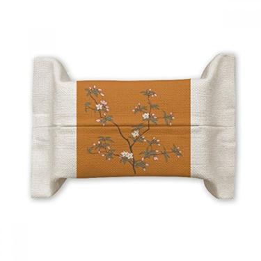 Imagem de Capa de papel para lenços faciais de árvore da cultura verde vermelha e verde