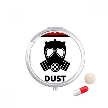 Imagem de Símbolo de perigo de poeira, placas de aviso, porta-comprimidos, caixa de armazenamento de medicamentos