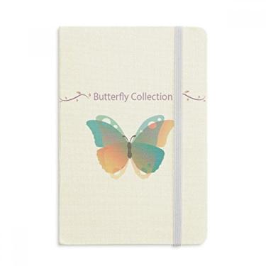 Imagem de Caderno de coleção Baby Pink & Blue Butterfly oficial de tecido capa dura para diário clássico
