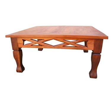 Imagem de Mesa de Centro Rústica Gaia em Madeira de Demolição - Cód 259