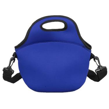 Imagem de Lancheira Bolsa Térmica Marmita Fitness Neoprene Azul Ideal Produtos Ortopédicos 
