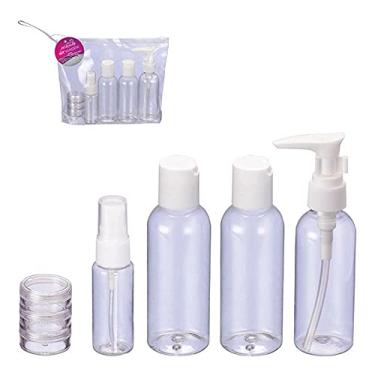 Imagem de Kit Viagem 5pcs Porta Cosmeticos Shampoo Zein