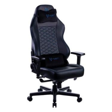 Imagem de Cadeira Gamer Husky Gaming Blizzard 900, Preto E Azul, Com Almofadas,