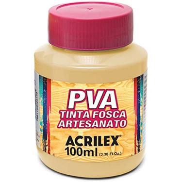 Imagem de Tinta PVA, Acrilex, Amarelo Pele, 100 ml