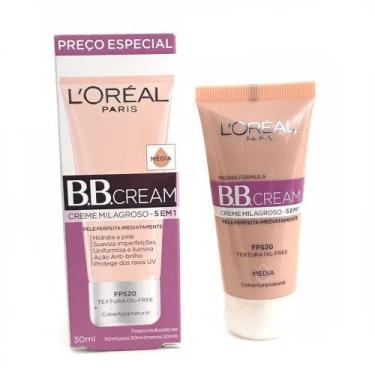 Imagem de Bb Cream Creme Milagroso 5 Em 1 - L'óreal - Base Média 30ml - L'oréal