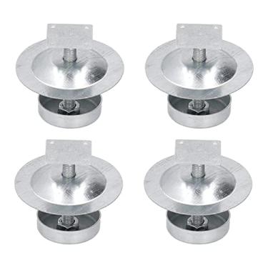Imagem de 4 Conjunto De Pés De Colmeia à Prova De Formiga-base De Colmeia De Aço Inoxidável Suporte De Colmeia De Apicultura Para Apicultor