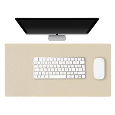 Imagem de Mouse Pad 70x30cm Desk Pad Gamer Grande Retangular Tapete De Mesa Profissional Design Slim Escritório Office Apoio Mouse Antiderrapante Fácil Deslize (PALHA)