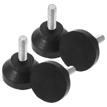 Imagem de OSALADI 4 Peças Amortecedor De Borracha Ajustável Mesa Móveis Nivelamento Pés Calços De Móveis Ajustáveis ​​Niveladores De Móveis Máquina De Parafuso De Cunha Produto Eletrônico Ajustar