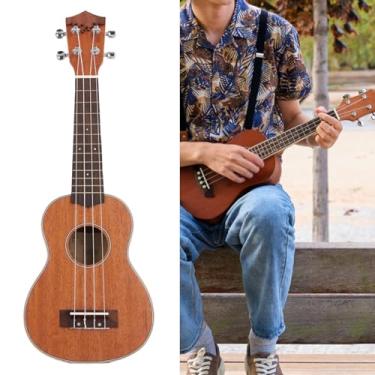 Imagem de Ukulele de 21 Polegadas, Instrumento de Madeira Profissional, Mini Violão Portátil de 4 Cordas, Ukalalee para Iniciantes Profissionais, Instrumento Musical de Cordas
