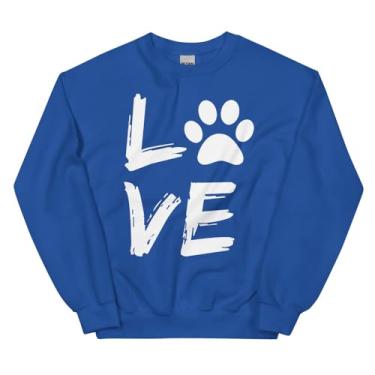 Imagem de Camiseta divertida para amantes de cães com definição de pata e mamães, presentes engraçados para pais 2, Royal, XXG
