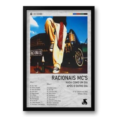 Imagem de Quadro Álbum Nada como um Dia após o Outro Dia - Racionais Mc's - 40x60cm