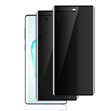 Imagem de 3 peças de vidro temperado anti-espião, para Samsung Galaxy S20 Ultra S20+ S20 Note 10 Plus A51 A71 21D tela de proteção total de privacidade - para Samsung Galaxy s10 plus