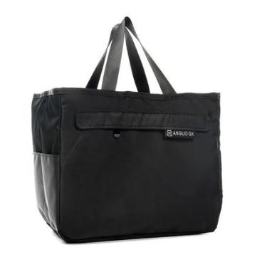 Imagem de Bolsa T?rmica Marmita Lancheira Imperme?vel Com Al?a marmita Fitness (PRETO)