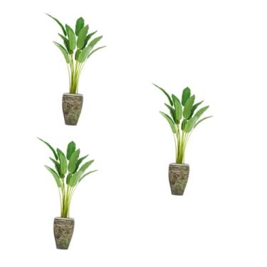 Imagem de DOITOOL 3 Folhas Murais De Parede Descascar E Colar Parede De Plantas Domésticas Plantas Verdes Descascar E Colar Decalques Decorar Decalque De Parede Para Escritório Mural Pegajoso