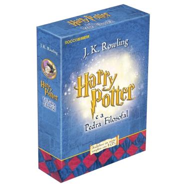 Imagem de Box Harry Potter e a Pedra Filosofal Audiolivro em Versão Completa Com 8 CDs