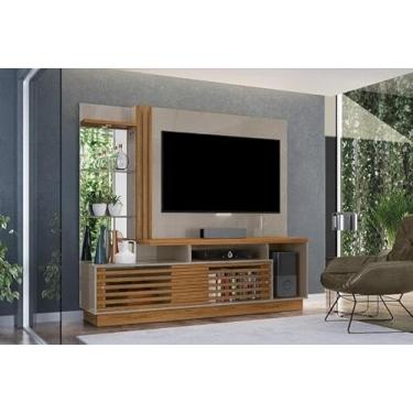 Imagem de Rack Frizz Plus para Tv de até 60 polegadas - Fendi/Natural - Madetec