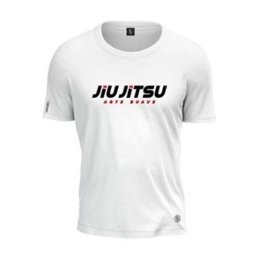 Imagem de Camiseta Algodão Jiu Jitsu Arte Suave Faixa Grau Shap Life-Unissex