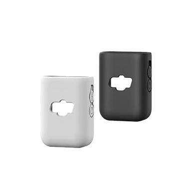 Imagem de Ngaantyun Capa de silicone para microfone DJI Mic 2 sem fio Osmo Pocket 3 mangas transmissoras TX Skin Accessories Capa protetora macia pacote com 2 peças
