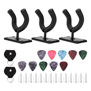 Imagem de Venda Louca Gancho de guitarra, suprimentos de guitarra Gancho de parede de guitarra em ferro ABS para banjo para baixo