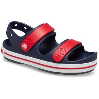 Imagem de Sandália crocs crocband cruiser sandal k navy/varsity red - 30