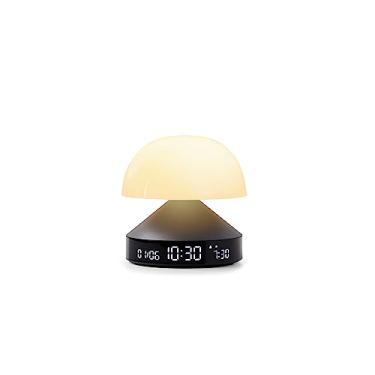 Imagem de Lexon Relógio despertador Mina Sunrise, luz de despertar e pôr do sol para rotina de sono - Gun Metal