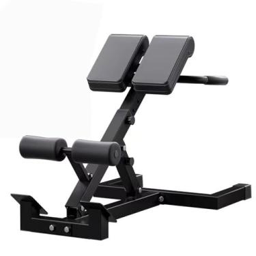Imagem de Cadeira romana dobrável para cintura e quadril, cadeira romana, máquina de extensão de costas, instrutor de glúteos, máquina de treino nas costas, mesa de inversão, máquina de extensão de perna de