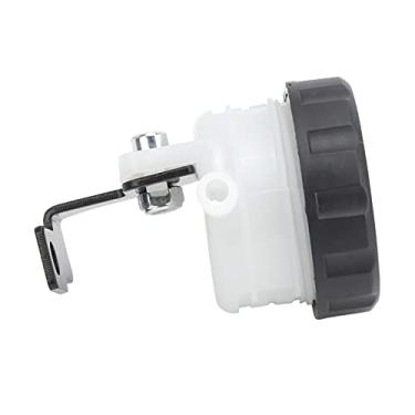 Imagem de Reservatório de Fluido de Freio para Cilindro de Motocicleta, Copo de óleo Embreagem Mestre, Montagem Bomba No Guiador, Universal, Durável, ABS, Grande