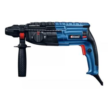 Imagem de Martelete Rompedor Rotativo Furadeira Impacto 1200W Ponteira Talhadeira Maleta (110, Volts)