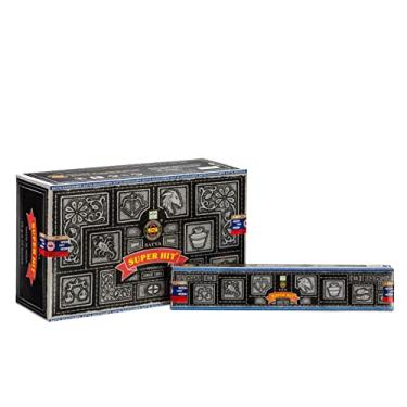 Imagem de EARTH Palitos de incenso premium Satya Super Hit 15 GMS (pacote com 12) (certificado verde) Agarbatti indiano perfumado feito à mão, perfeito para adoração, igreja, aromaterapia, relaxamento,