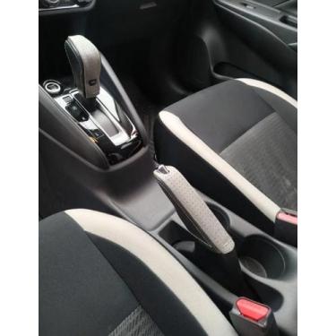 Imagem de Capa Couro Manopla Câmbio Automático e Alavanca Freio de Mão Nissan Ve
