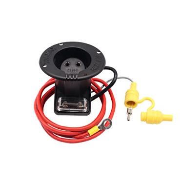 Imagem de Panglong Receptáculo DS DC Club Car com tomada de fusível carregador Powerdrive de 48 V, carrinho de golfe OEM 1018949-01 101802101 1017968-01