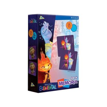 Imagem de Jogo da Memória Elemental Jak Toyster Brinquedos - 24 Pares de Cartas