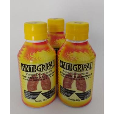 Imagem de Xarope Expectorante Anti Gripal Lambedor Concentrado 220ml kit 3 unida