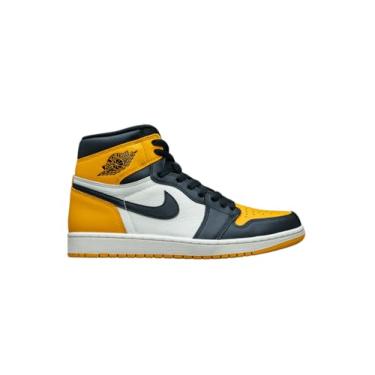 Imagem de Jordan Mens Air Jordan 1 High OG 555088 711 Taxi - Size 9.5
